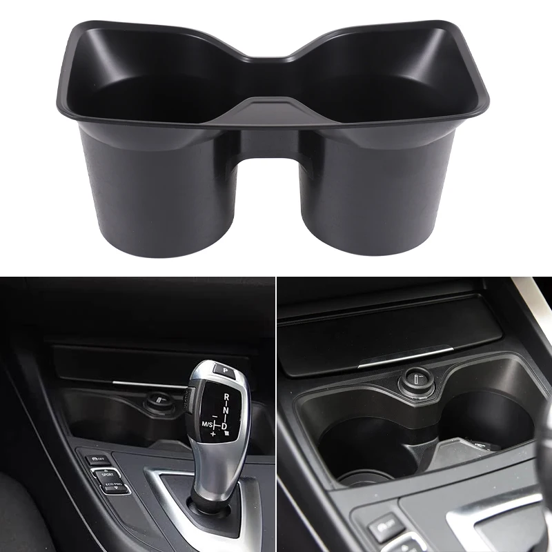 For BMW 1 2 M2 series F20 F21 F22 F23 F87 2012-2017 black car center console drink cup holder storage box ashtray cup holder