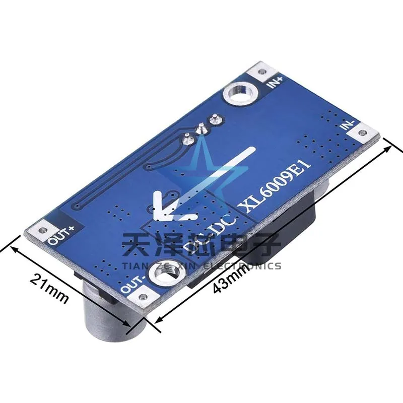 Xl6009 Boost Module Dc-Dc Módulo de Potência Saída Ajustável Super Lm2577 4A