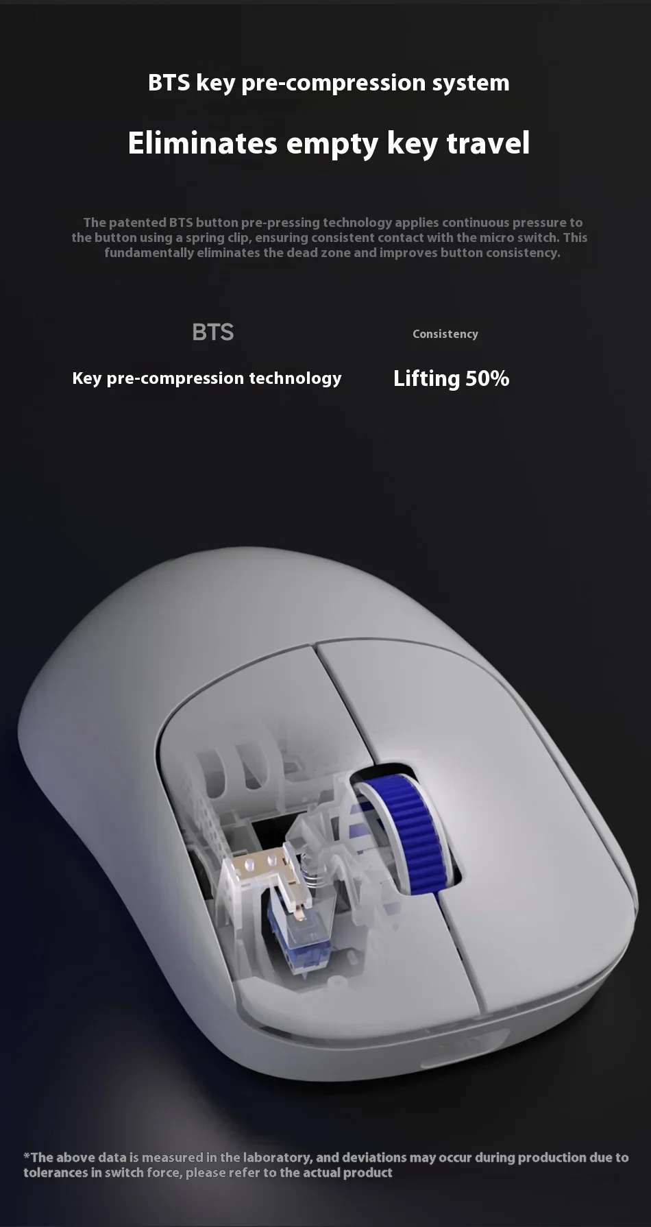 NINJUTSO TEN AIR Mouse Dual Mode Wireless Mouse 8000Hz Polling Rate Lightweight Ergonomics Mice Gamer Gifts For CS2 Valorant