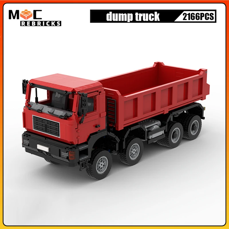 

MOC Collectible Building Blocks Vehicles F90 8×8 Dump Truck Technology Engineering Cars Bricks Model DIY Kid's Toys Xmas Gifts