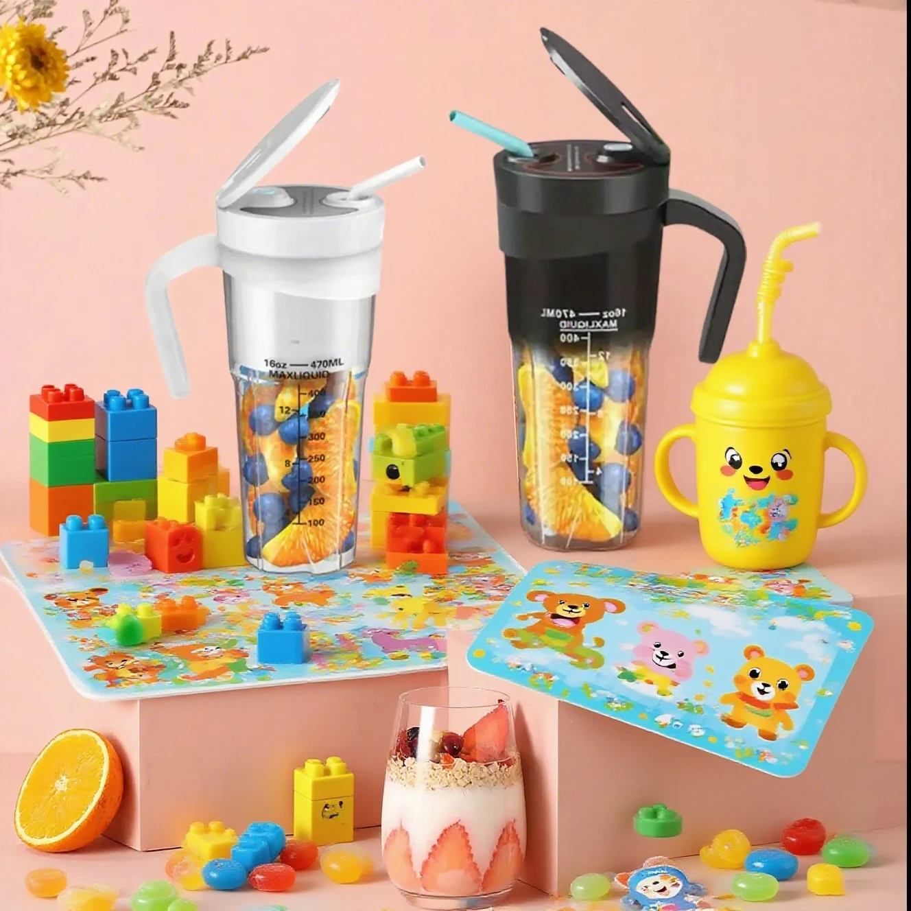 

USB Rechargeable Mini Baby Food Maker | Portable Blender for Infant Puree, Homemade Juice & Toddler Snacks