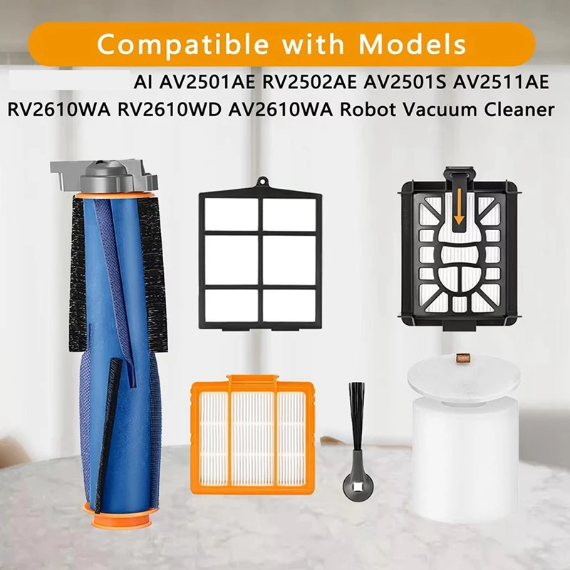 قطع غيار بديلة لسمك القرش AV2501AE RV2502AE AV2501S AV2511AE RV2610WA AV2610WA AI روبوت فراغ عدة