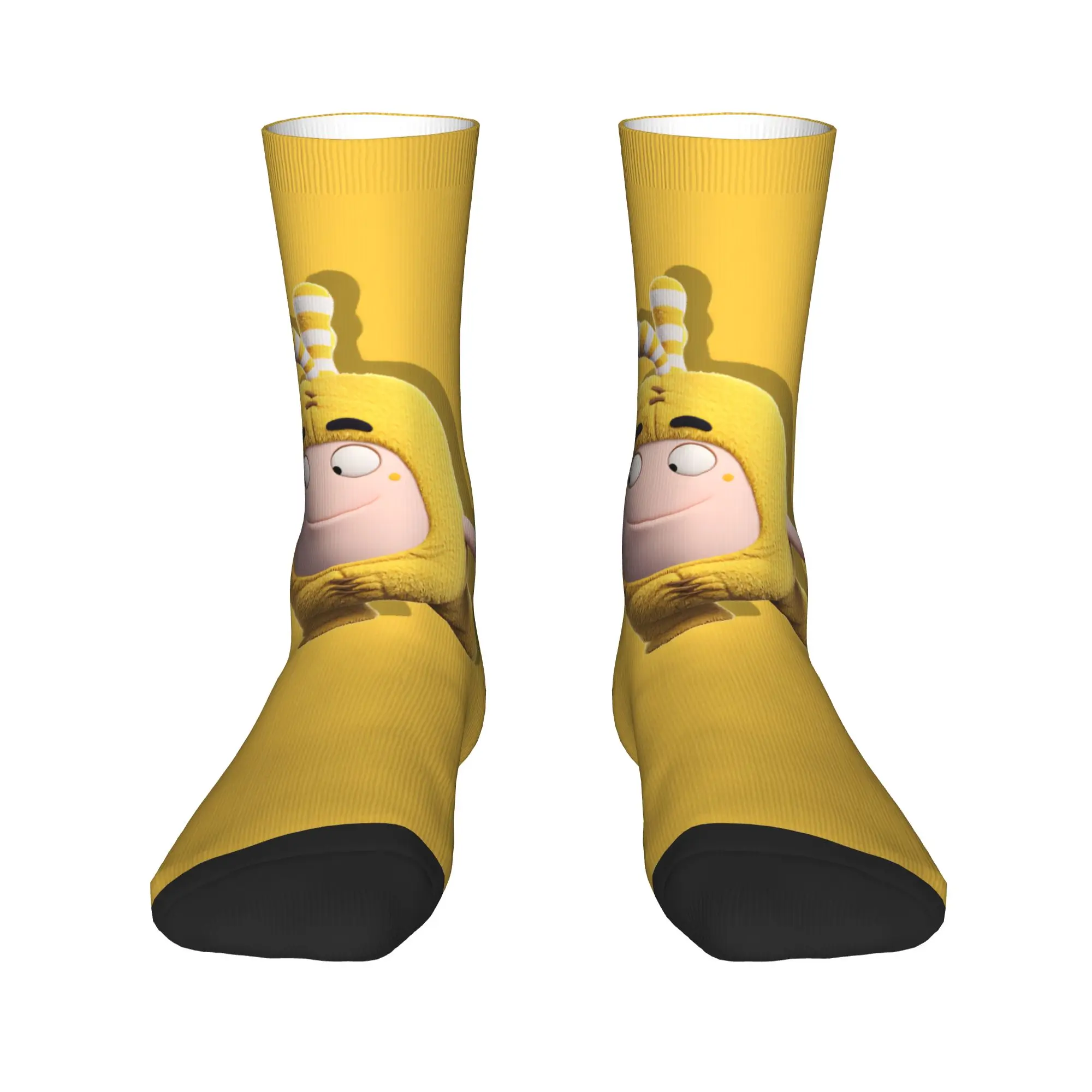 Calcetines para hombre Oddbods Bubbles medias lindas de dibujos animados calcetines antideslizantes suaves transpirables calcetines de diseño Retro de otoño para exteriores