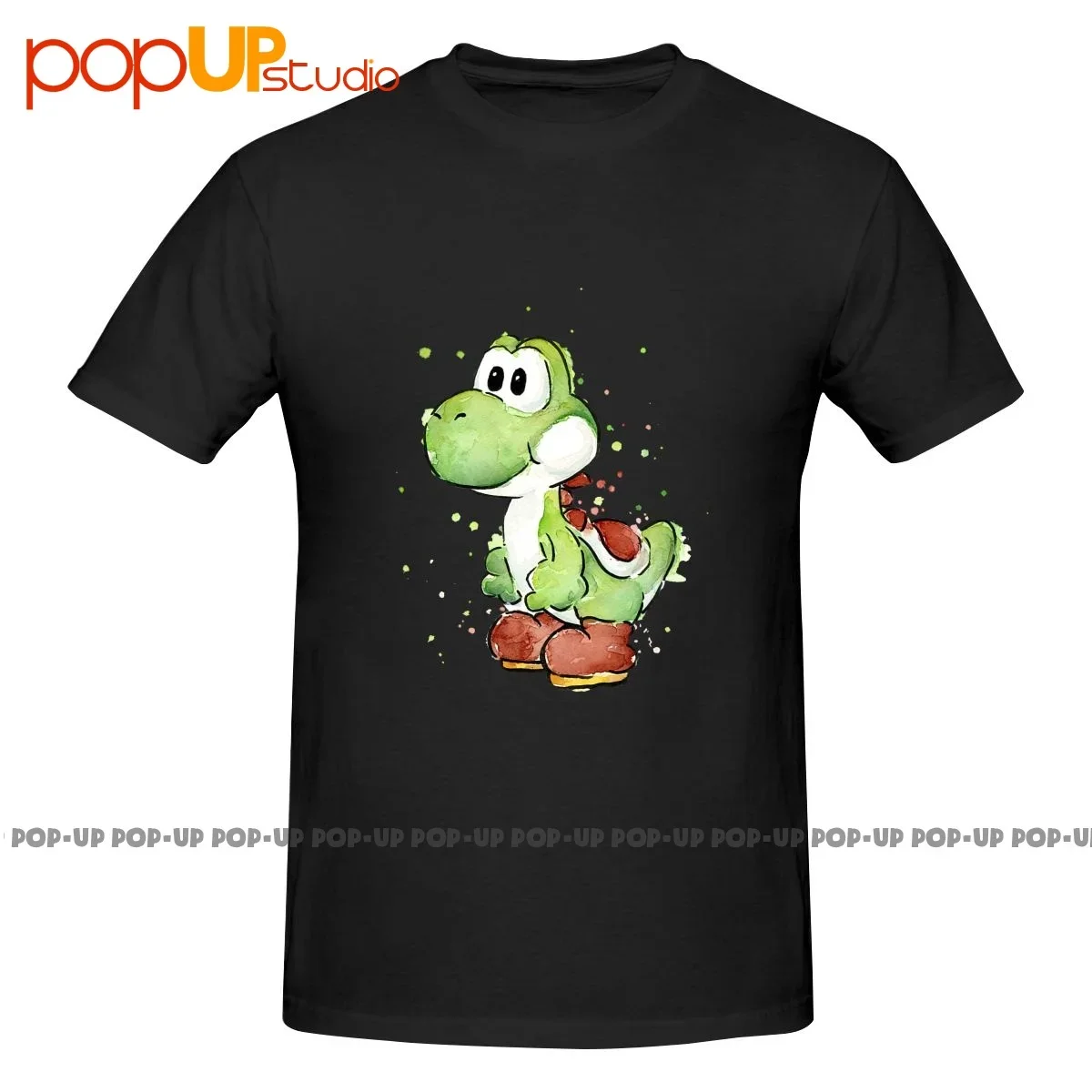 Yoshi Watercolor Shirt T-shirt Tee Best Print Natural High Quality