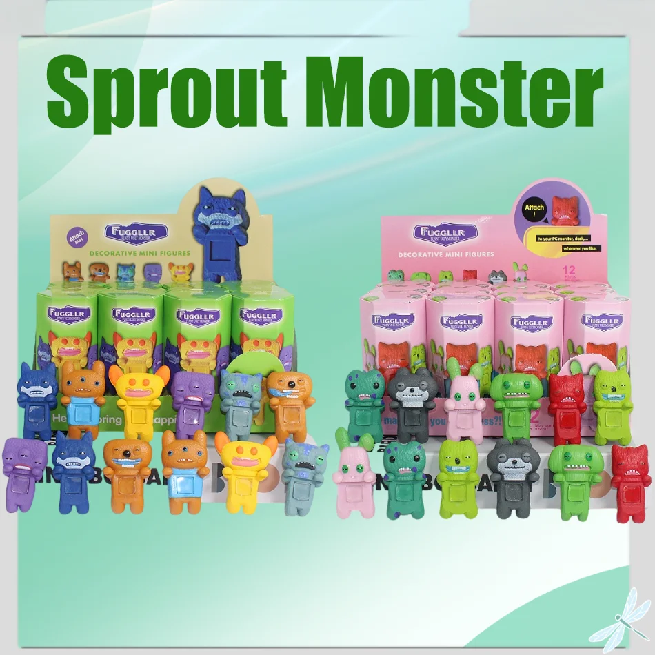 

В наличии 6-7 см Fuggler забавная уродливая фигурка серии монстров милая аниме модель куклы детский подарок-сюрприз украшение для рабочего стола игрушки