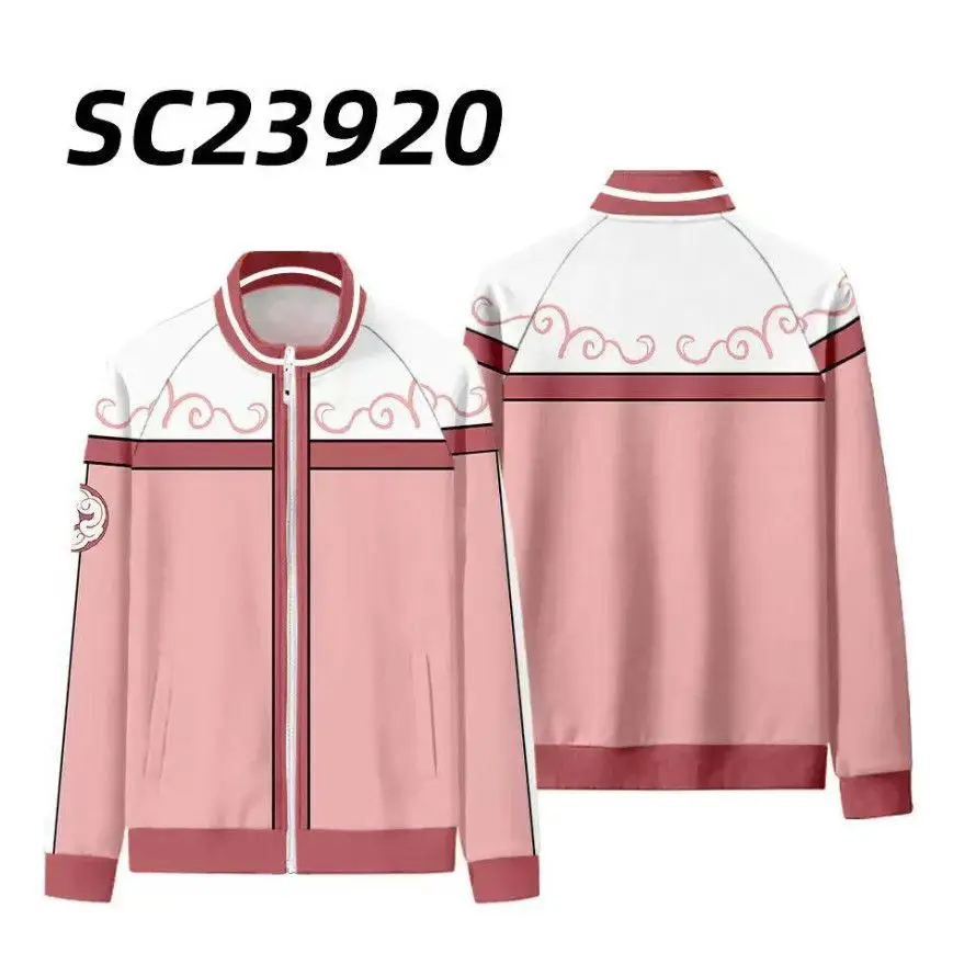 Anime Yuri Plisetsky Victor Hoodie Cosplay Jacket Polyester Black Coat Costumes Sportswear custom view 3