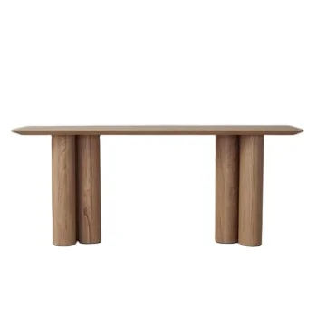 

* New Arrival Luxury Modern Contemporary Solid Oak Wood Customizable Color Living Room Hallway Console Table Durable