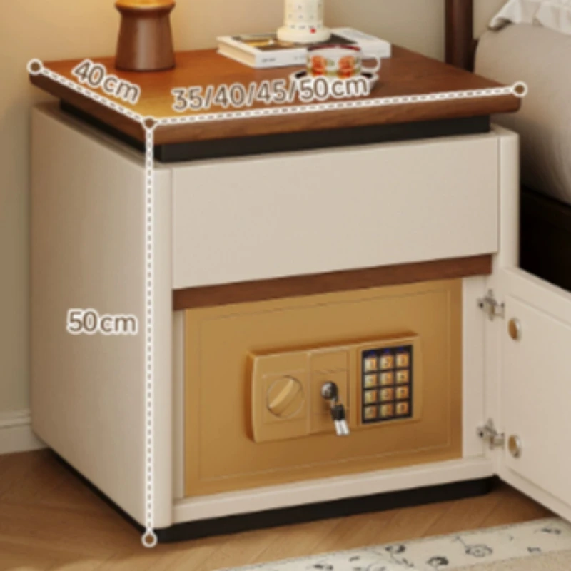 Bedroom Hotel Bed Side Table Storage Retro Secret Cool Bed Side Table Modern Luxury Living Mesitas De Noche Vintage Furniture
