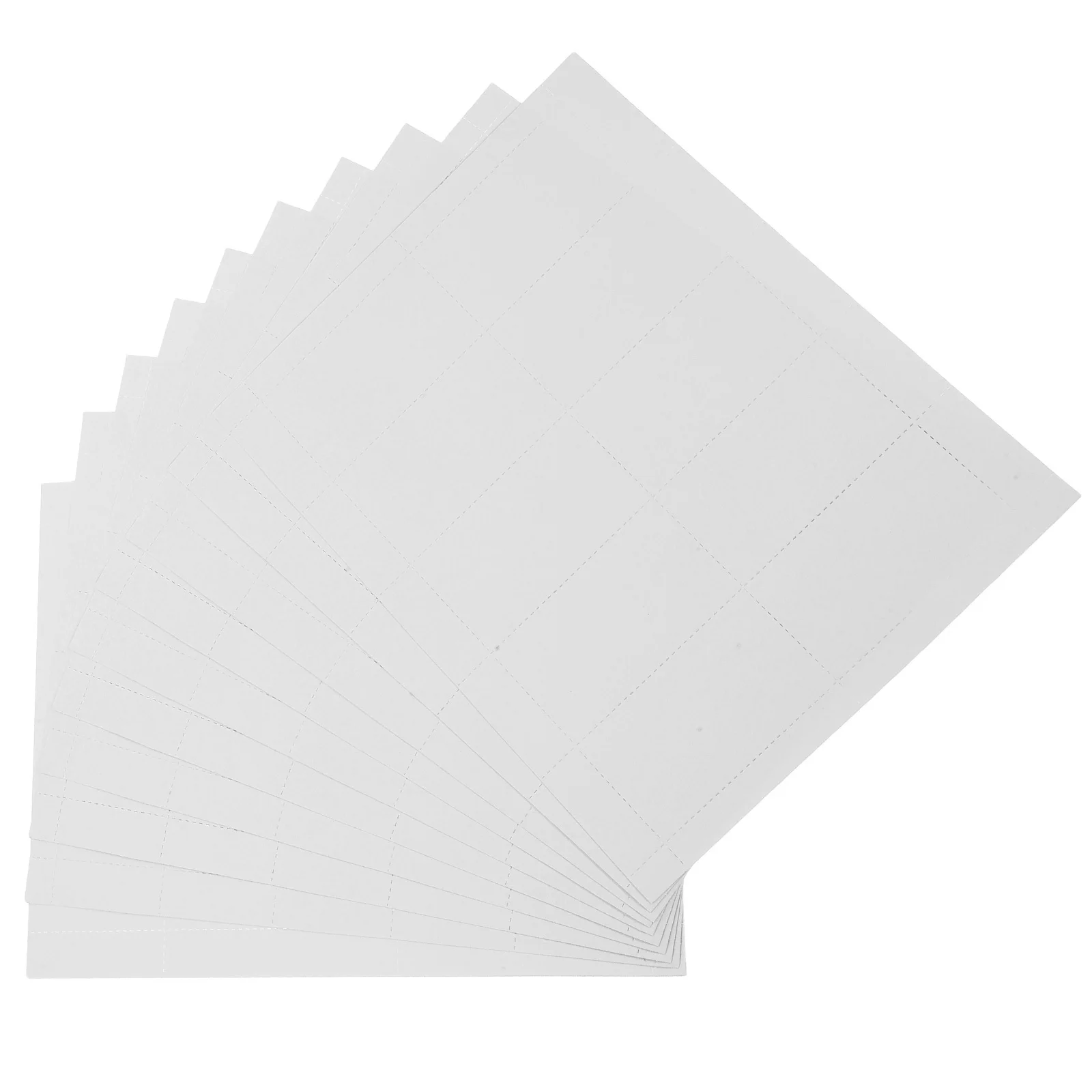 

10 Sheets DIY Business Card Paper Tear Resistant Printable Blank Cards for Home Office Use Versatile Creative Designs