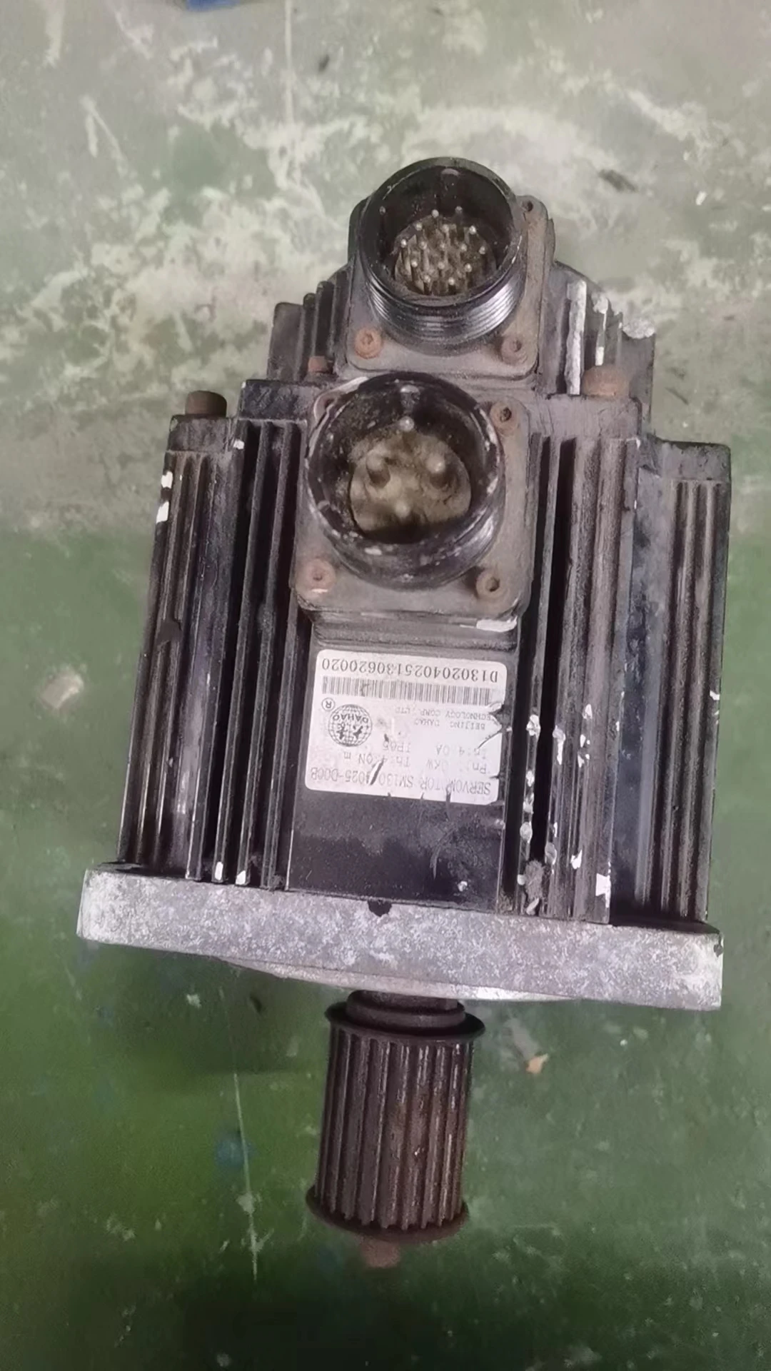 Used DAHAO Main Motor SM130-4025-D00(D) For Chinese Embroidery Machines EDH03-SM130-4025-D00(D)-U