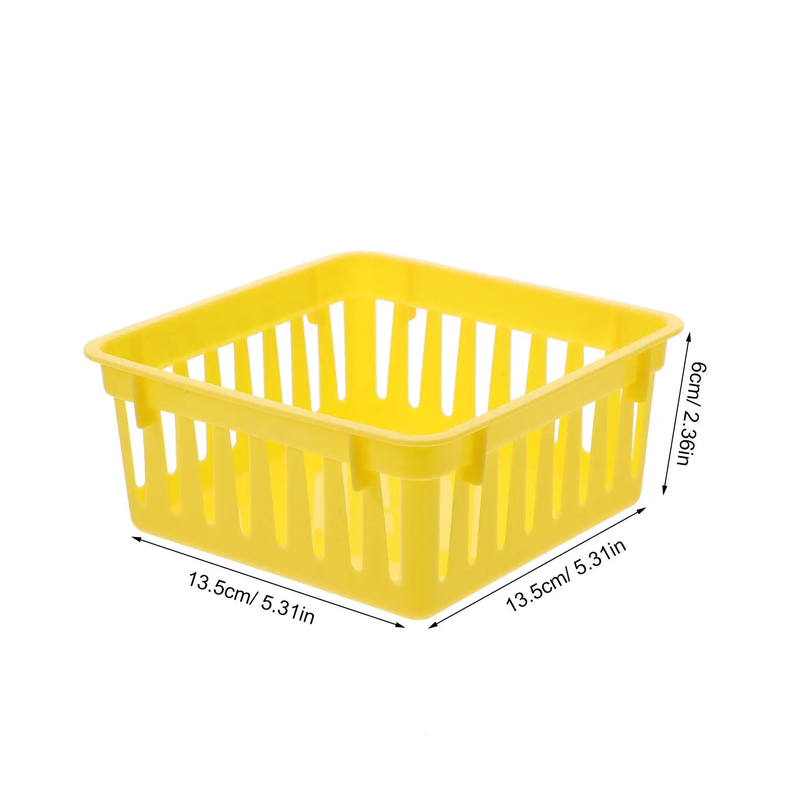 8Pcs Multicolor Plastic Desktop Organizer Basket Efficient Stationery Storage Bin for Office School Home Desk Crayon Pencil