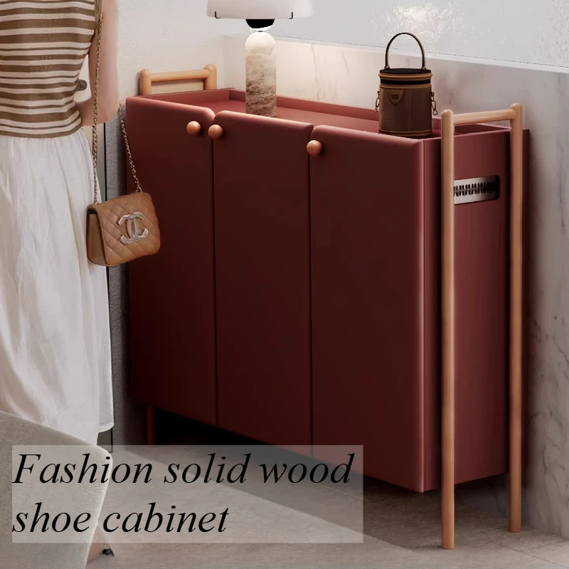 

Wood Multi Layer Shoe Rack Black Modern Entrance Luxury Shoe Rack Hallway Space Saving Meuble A Chaussures Home Furniture