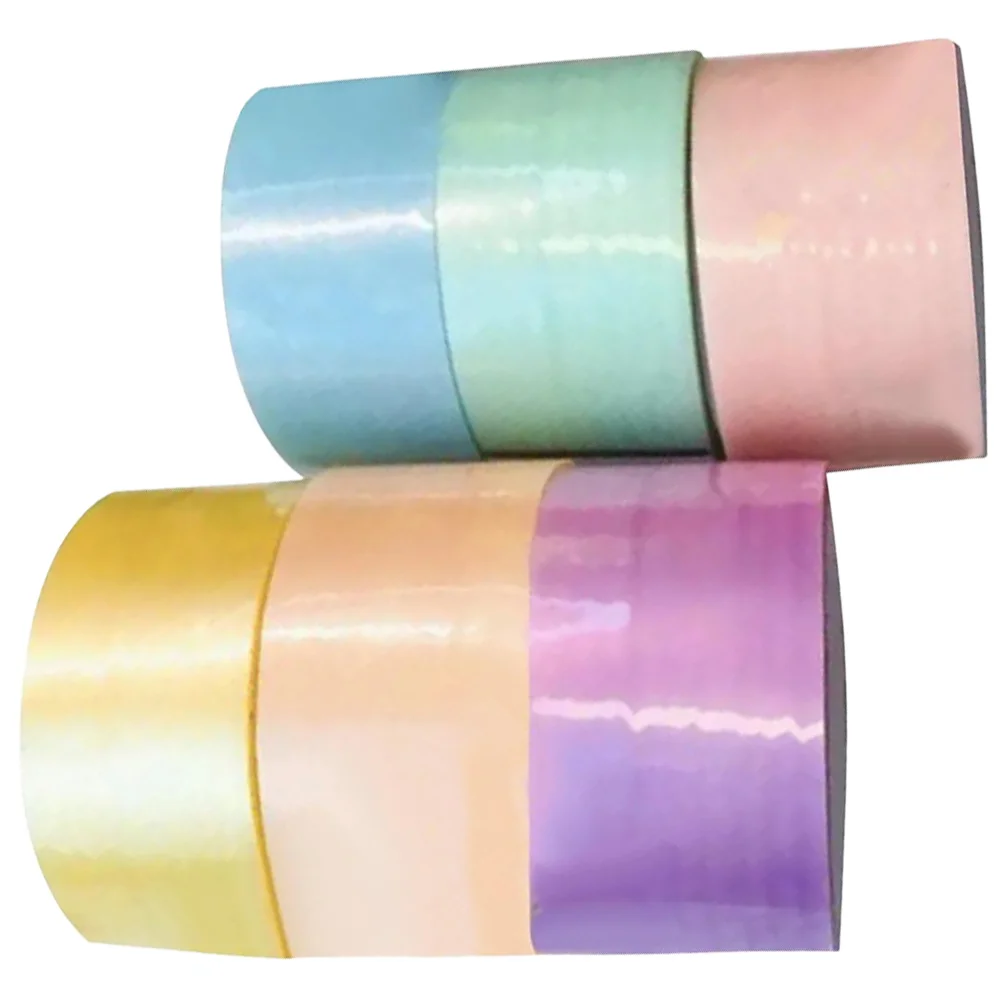 

6 Rolls Adhesive Tapes Sticky Ball Toy Decompression Toys Plastic DIY Balls Child Decompression Toys