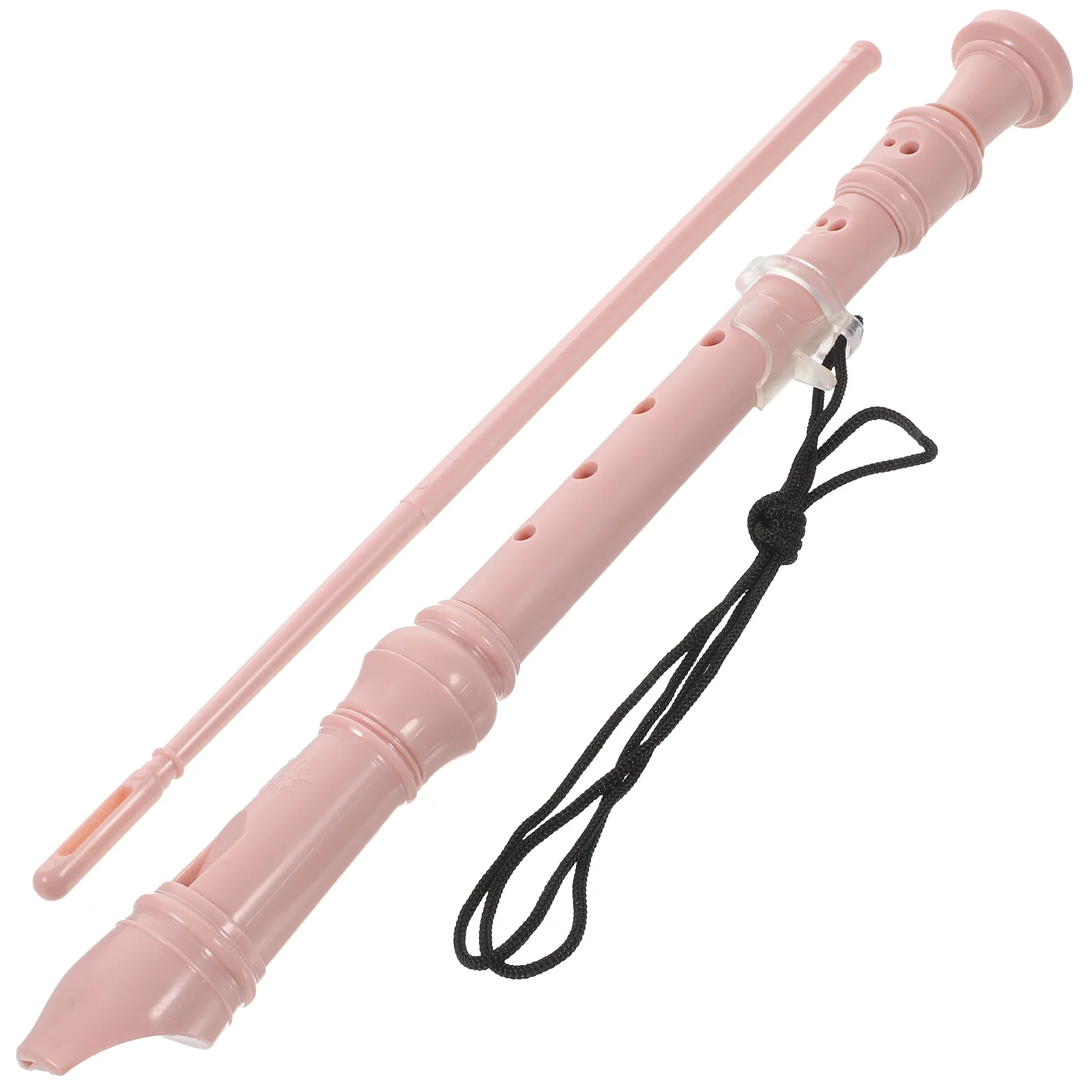 

1 Set 8-Hole Student Clarinet German Style Flute Recorder For Safe Abs Plastic Detachable Design Professional Practice Wind