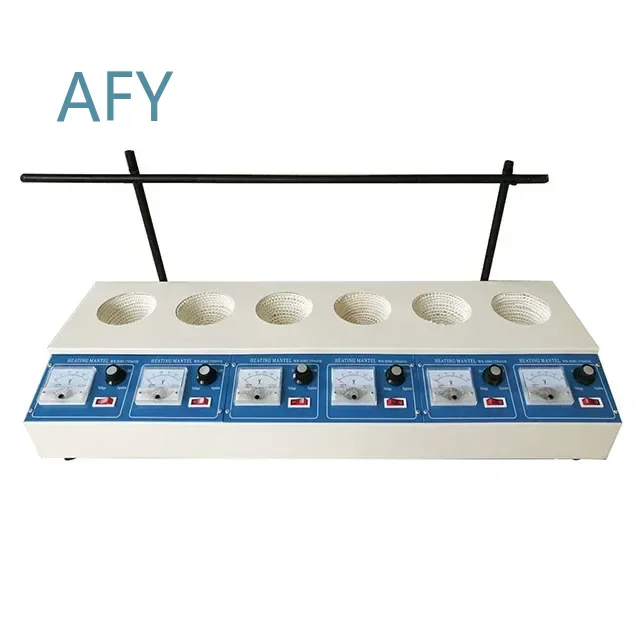 WINCOM Digital Lab 6 Joint Heating Mantle HM-A6H with Holder for Laboratory Use for 250ml 500ml Flask Set Temperature