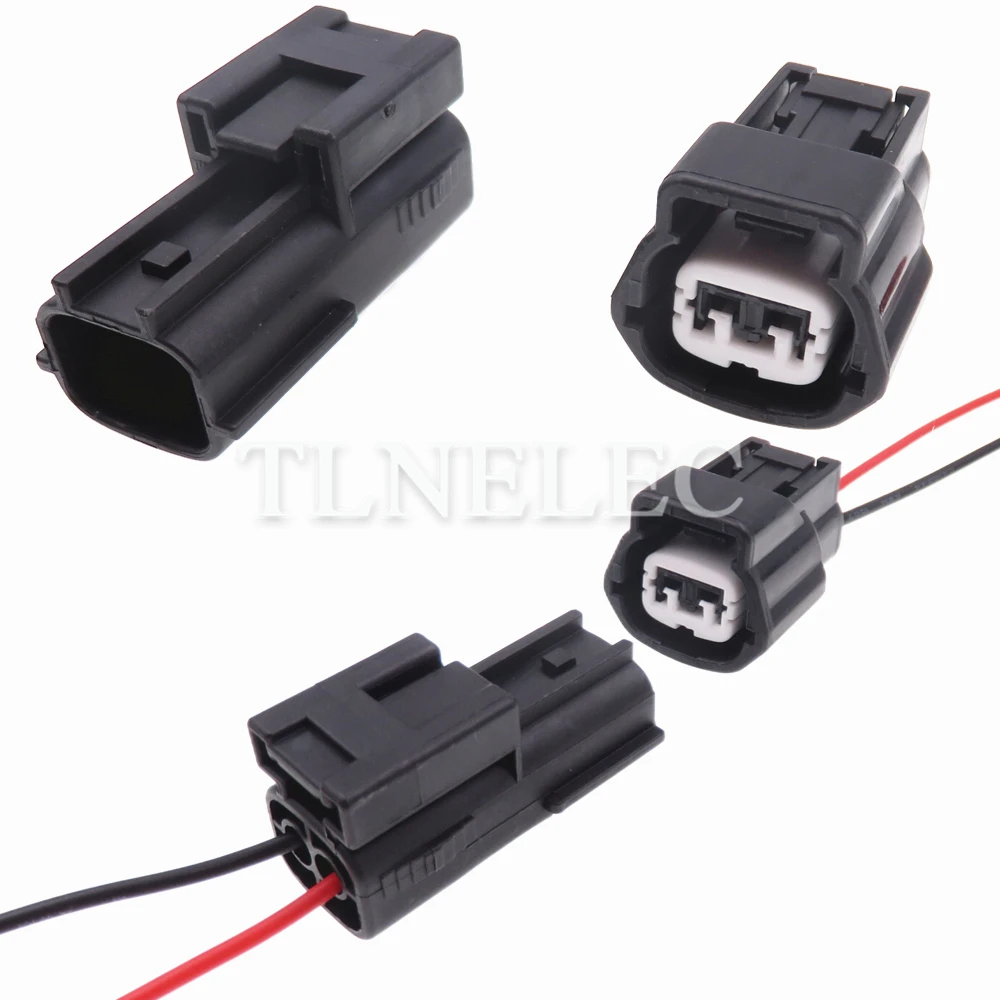 2 Pin Way สายไฟที่มีสายไฟอุณหภูมิน้ำ Sensor กันน้ำซ็อกเก็ตสำหรับ Hyundai 6189-1097