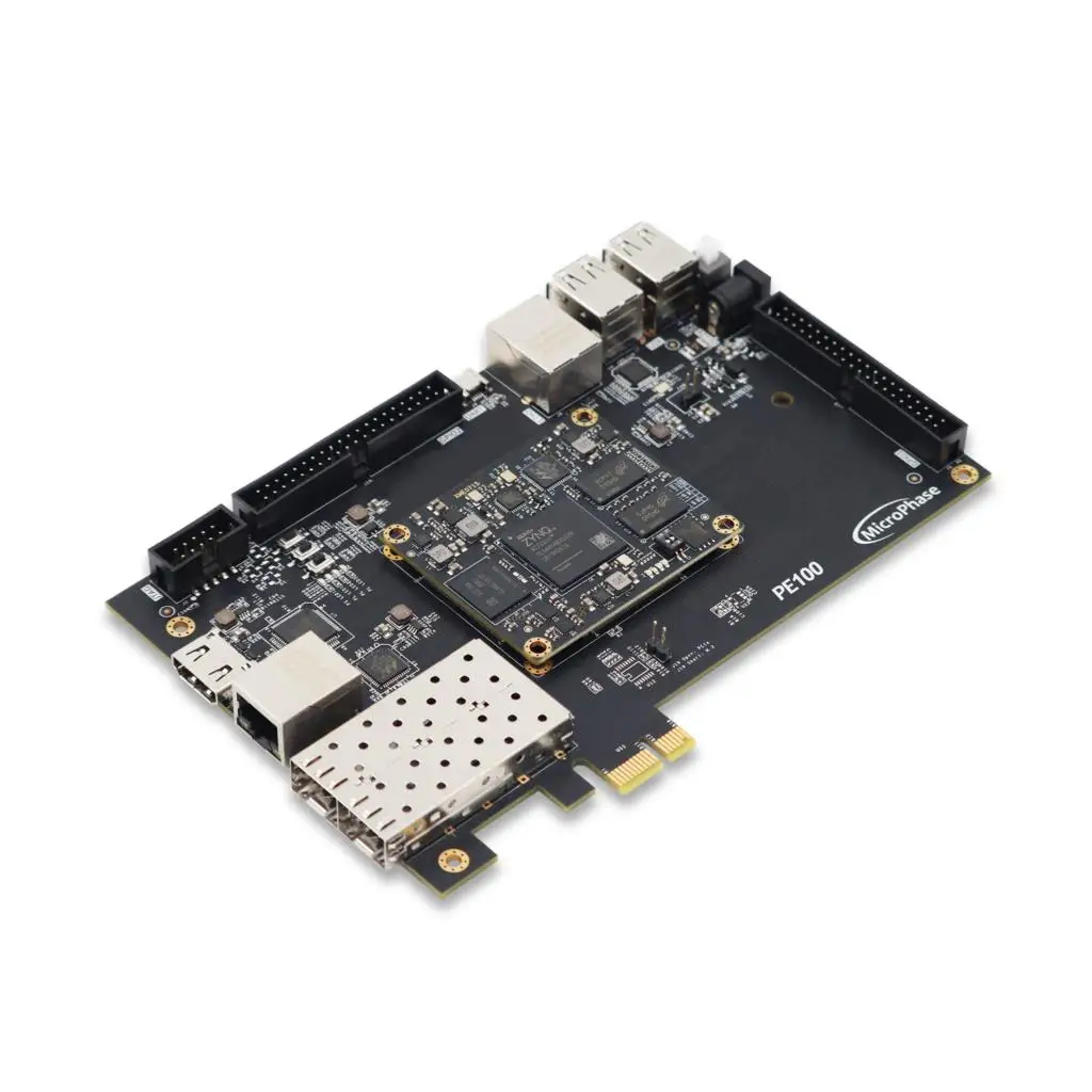 Placa de desenvolvimento microfásica FPGA ZYNQ ARM XC7Z015 PCIE SFP 7015 PE100XME0715