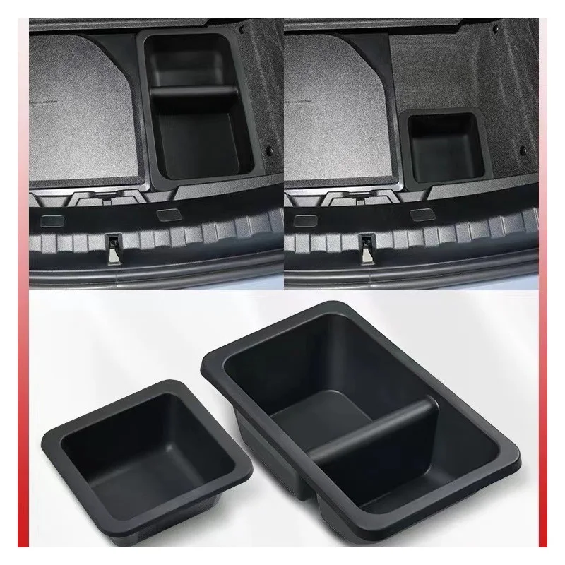 High-capacity Organizer Case For 2022-2024 BMW I3 40L Felt Cloth Drawer Holder Concealed Box Storage Under the Seat Black