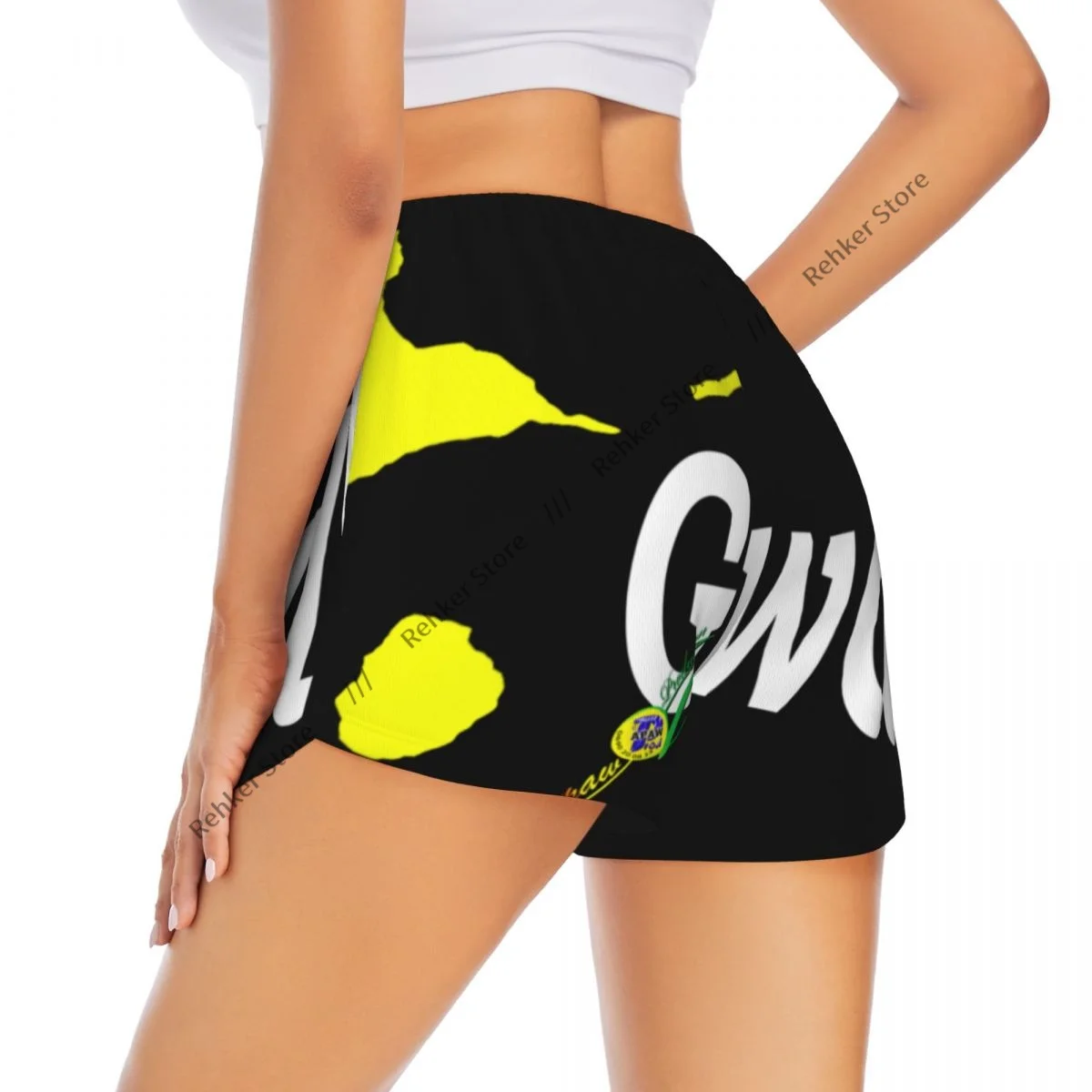 

Женские спортивные шорты Mailot Bustier для бега, йоги, фитнеса, быстросохнущие тренировки по бадминтону с карманом