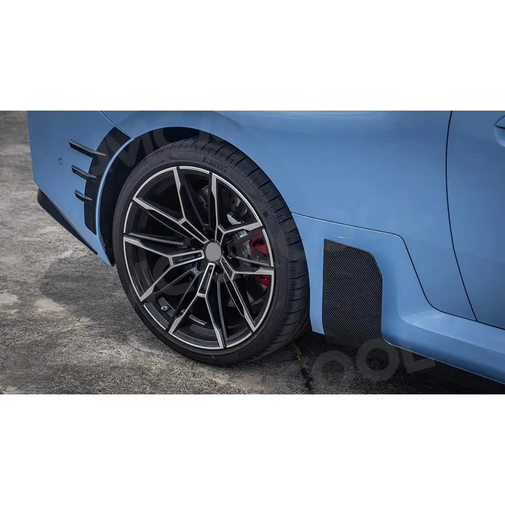 Dry Carbon Fiber Side Splitters Rear Diffuser Bumper Lip Flag Spoiler Protect Cover for BMW M2 G87 2023+ FRP Bodykit Accessories view 2