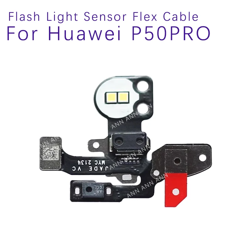 Flashlight Expansion For Huawei P50 Pro / P50 Pocket Proximity Ambient Flash Light Sensor Flex Cable Ribbon Sensor Repair Parts