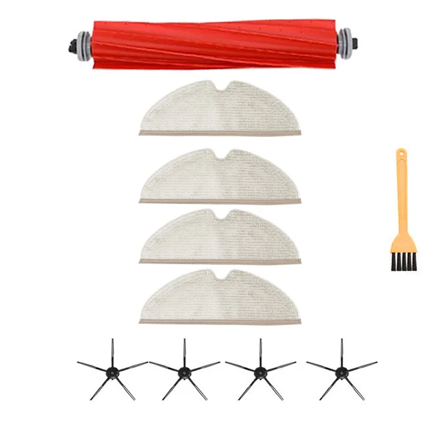 Alta qualidade filtro hepa escova lateral principal escova mop panos para xiaomi roborock q7 max + t8 robô aspirador de pó peças reposição