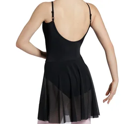 Camisole Ballet Plactise Dress Modern Dance Leotard Class Wear Gymnastics Training Cloth for Girls Women