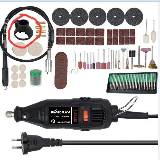 

Speed Regulating Electric Drill Electric Grinding Cutting Machine Handheld Mini Polishing Engraving Electric Grinding Tool Set