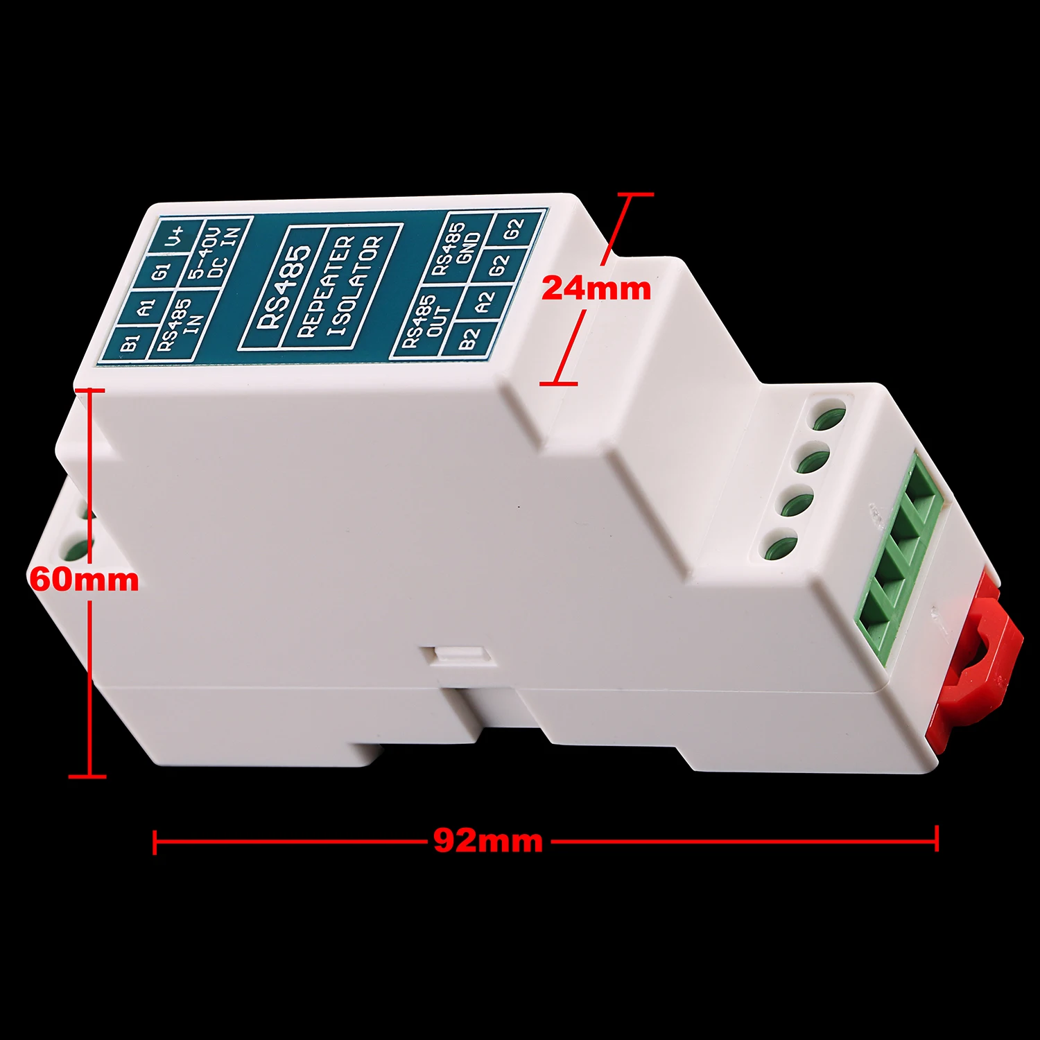 RS485 Repeater Sharer Distributor Hub RS485 Signal Extension Amplification Photoelectric Isolation Anti-interference