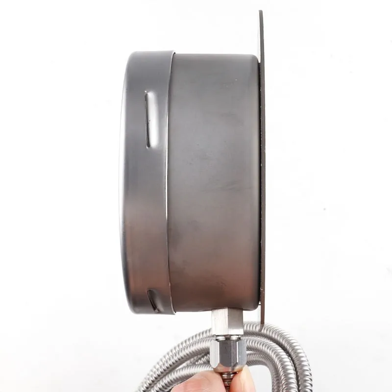 Cavo da 0-300 gradi 5M WTZ-280 Tensione vapore Collegamento inferiore Acciaio inossidabile 304 Quadrante 100mm Termometro capillare Bolier