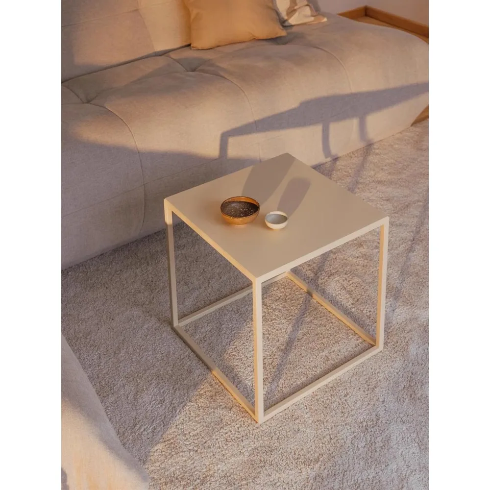 

Nordic creative bedside table, sidetable, ins wind, creamwind, living room, sofa cornetable, simple iron small squaretable,