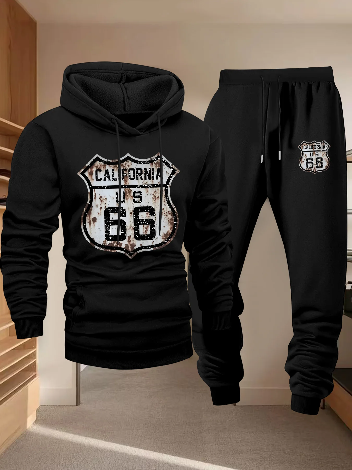 Mens Fashion Style - 2026 Men Autumn Winter 2‑Piece Tracksuit,American
