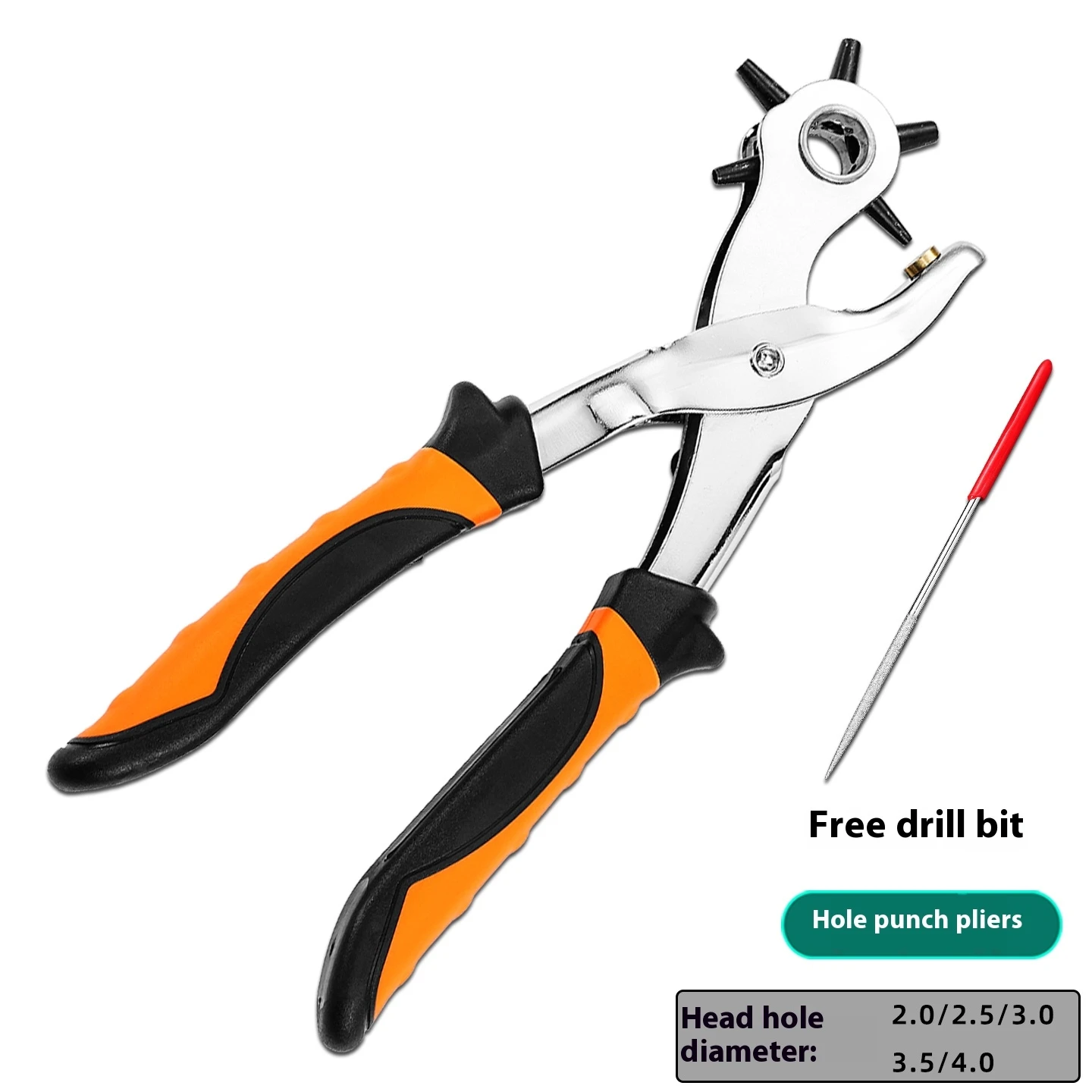 Ремешок для часов, перфоратор из нержавеющей стали, бытовой перфоратор, кожаный ремешок для часов, плоскогубцы, перфоратор из нержавеющей стали, божественный инструмент