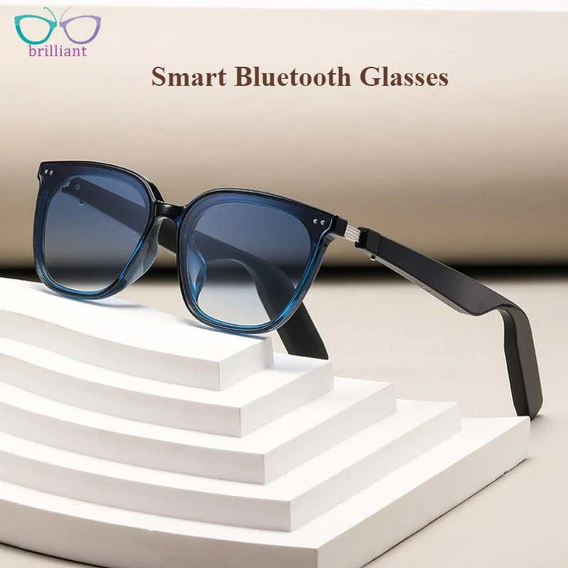 

2025 Smart Bluetooth Glasses for Men Premium Music Earphones New Sunscreen and UV Protection Outdoor Cycling Fashion Sunglasses