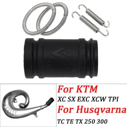 Exhaust Pipe Tailpipe Seal Ring Spring Exhaust Coupling Kit For KTM SX XC EXC XCW HUSQVARNA TC/TE/TE i/TX/TX I 2017-2023 GASGAS