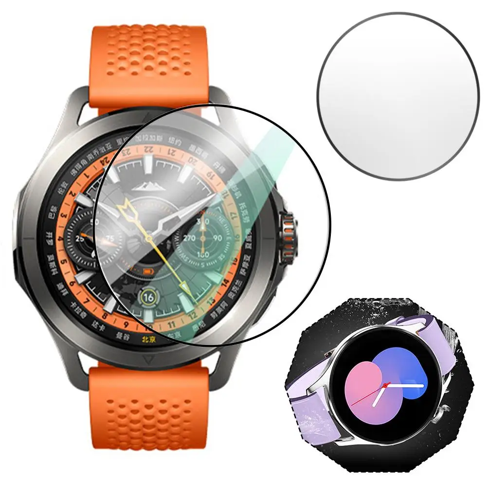 Tempered Glass Protective Film For Xiaomi Watch S4 Watch Full Screen Curved 3D Screen Protector With Film Auxiliary Bag