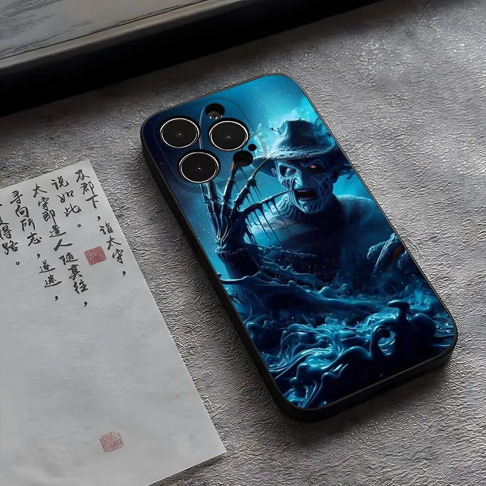 F-Freddy Horror K-Krueger Phone Case for iphone 15ProMax 14 11 16 13 12 Pro Xs Max Mini Xr X 7 8 Plus Shell Coque