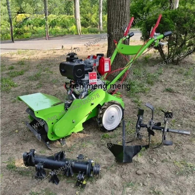 

A172 Multifunctional farm management micro-tillage machine weeder agricultural ditching and mowing artifact
