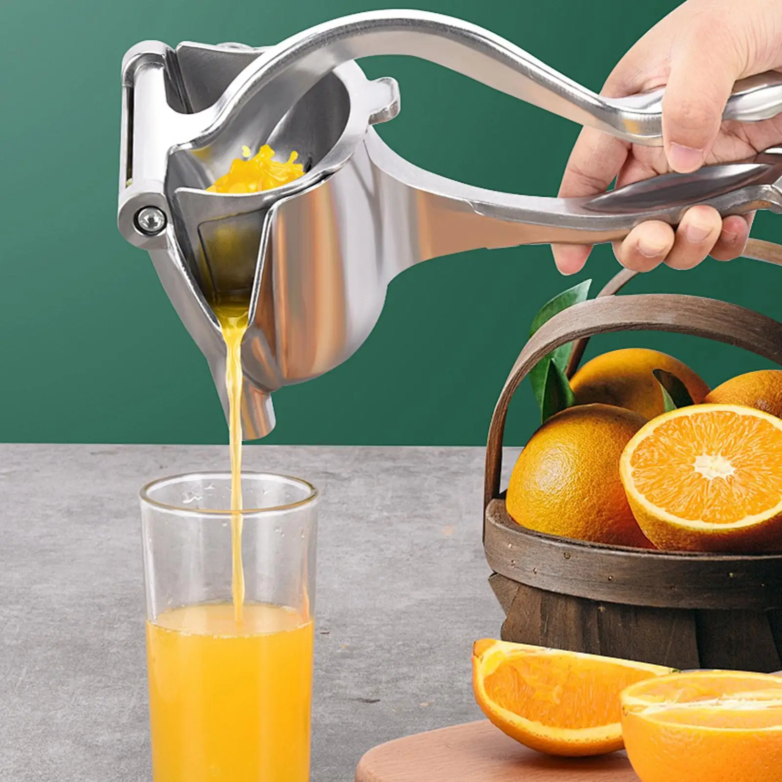 Manual Juicer Fruit Juice Squeezer Detachable Heavy Duty Citrus Squeezer Extractor Tool Metal Alloy Squeezer - view 2