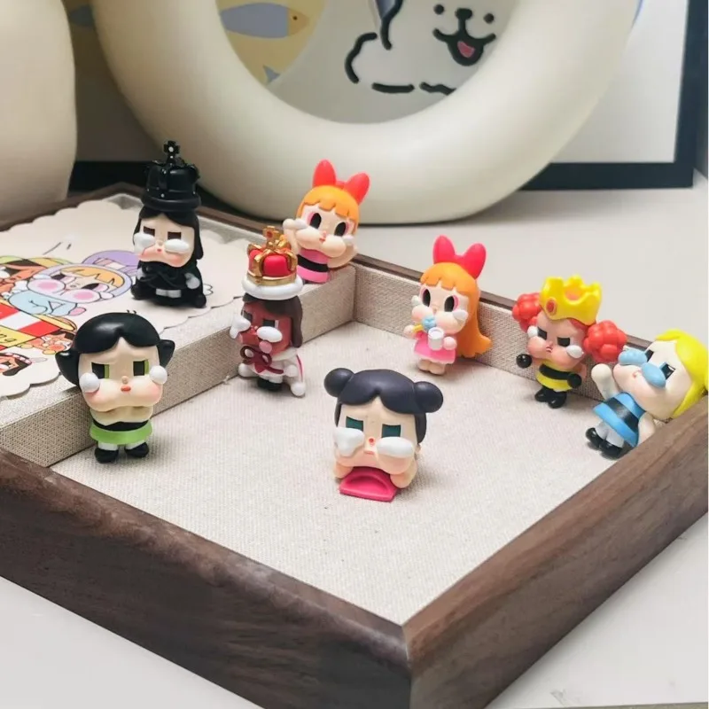 

New Mini Crybaby × Flying Little Police Doll Cute Toy Desktop Ornaments Kawaii Anime Handmade Diy Grain Accessories Jewelry Gift