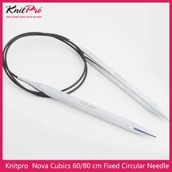 Knitpro Nova Cubics length of 60 cm/80cm Fixed Circular  metal knitting Needle