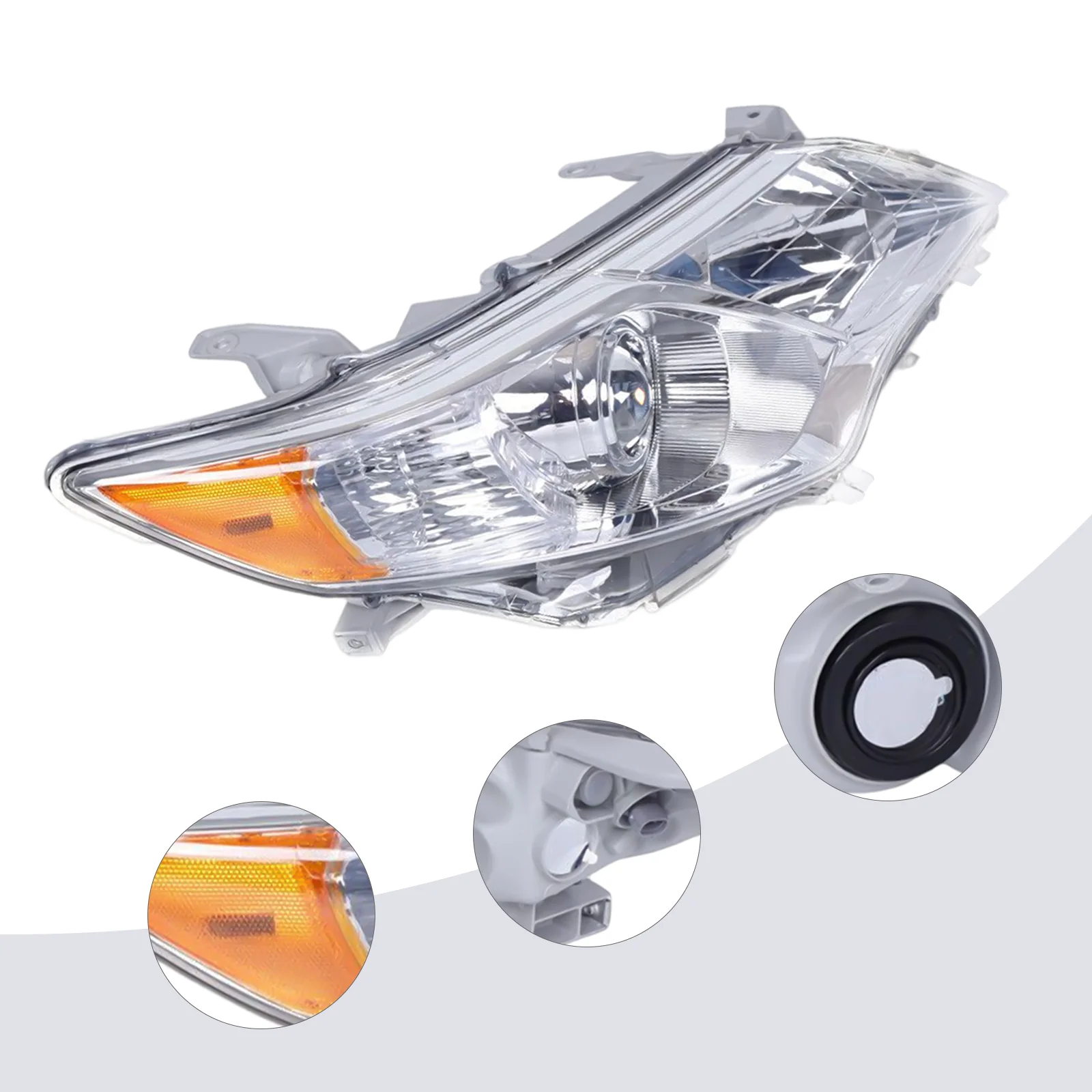 

RH Projector Headlight Headlamp Right Passenger Side For Toyota Camry L LE SE LED 2012-2014