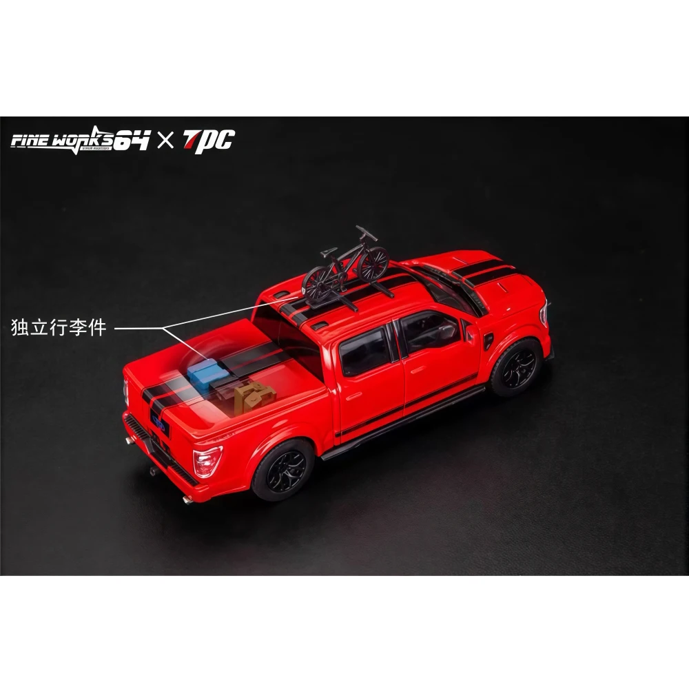 Fine Works 1:64 Shelby F150 Pickup Truck Diecast Model Car view 5