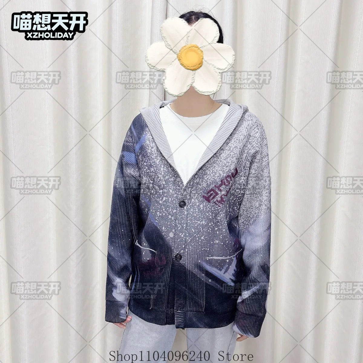 

Love and Deepspace Sylus Anime Cosplay Costume Knit Cardigan Daily Wear Sweater Halloween Mascot Student Accessory Fans Gift