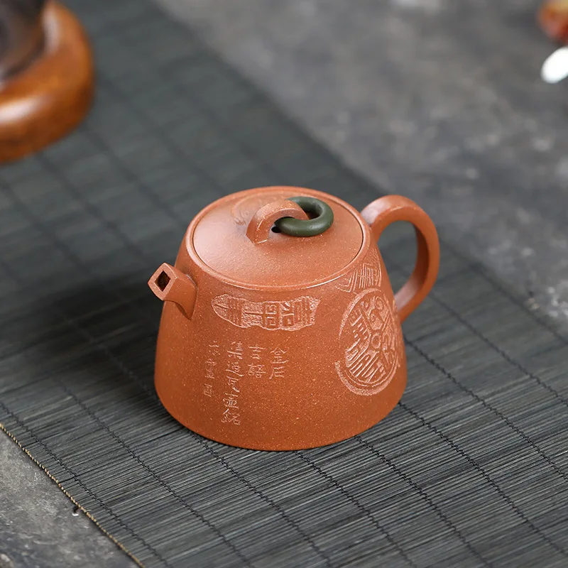 120ml Yixing High-end Small Capacity Purple Clay Teapots Beauty Kettle Famous Artists Handmade Tea Pot Chinese Zisha Tea Set