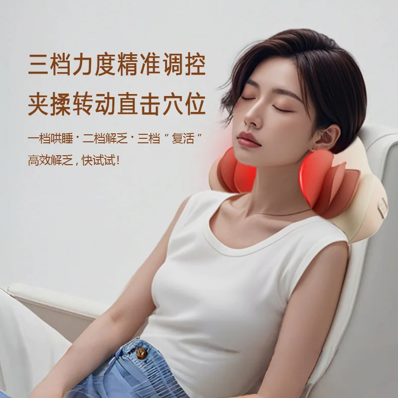 

Shoulder and Neck Massager Neck Massager Neck Protector Airbag Traction Pillow