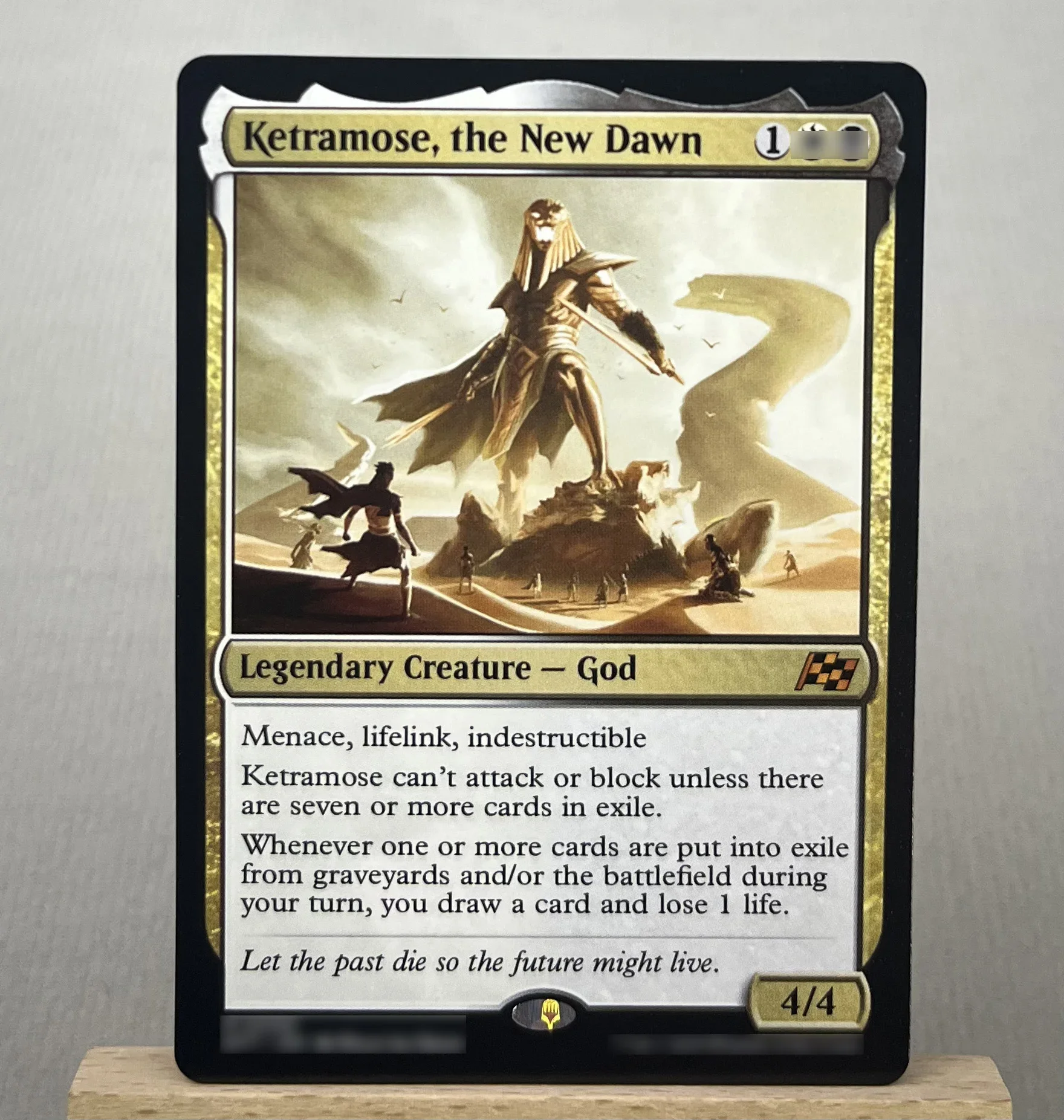 بطاقات DFT DSK HOLO11-I02 Tcg السحرية Ketramose، The New Dawn Brightglass Gearhulk Kaito، Bane of Nightmares Overlord جمع