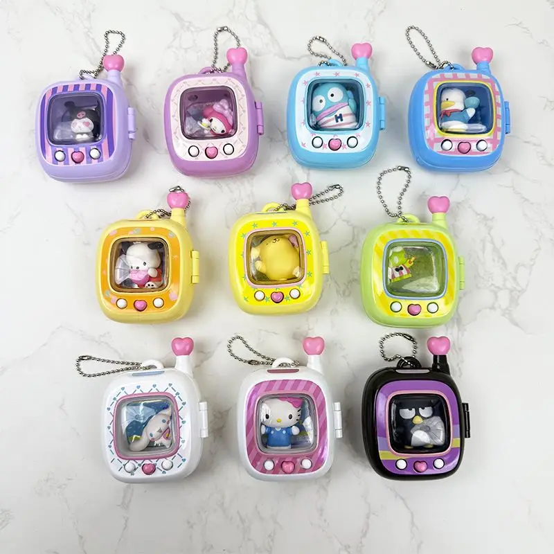 Kawaii 2026 Authentic Sanrio Pocket Monster Keychain Series Hanging Ornaments Cinnamoroll My Melody Anime Cartoon Collectibles