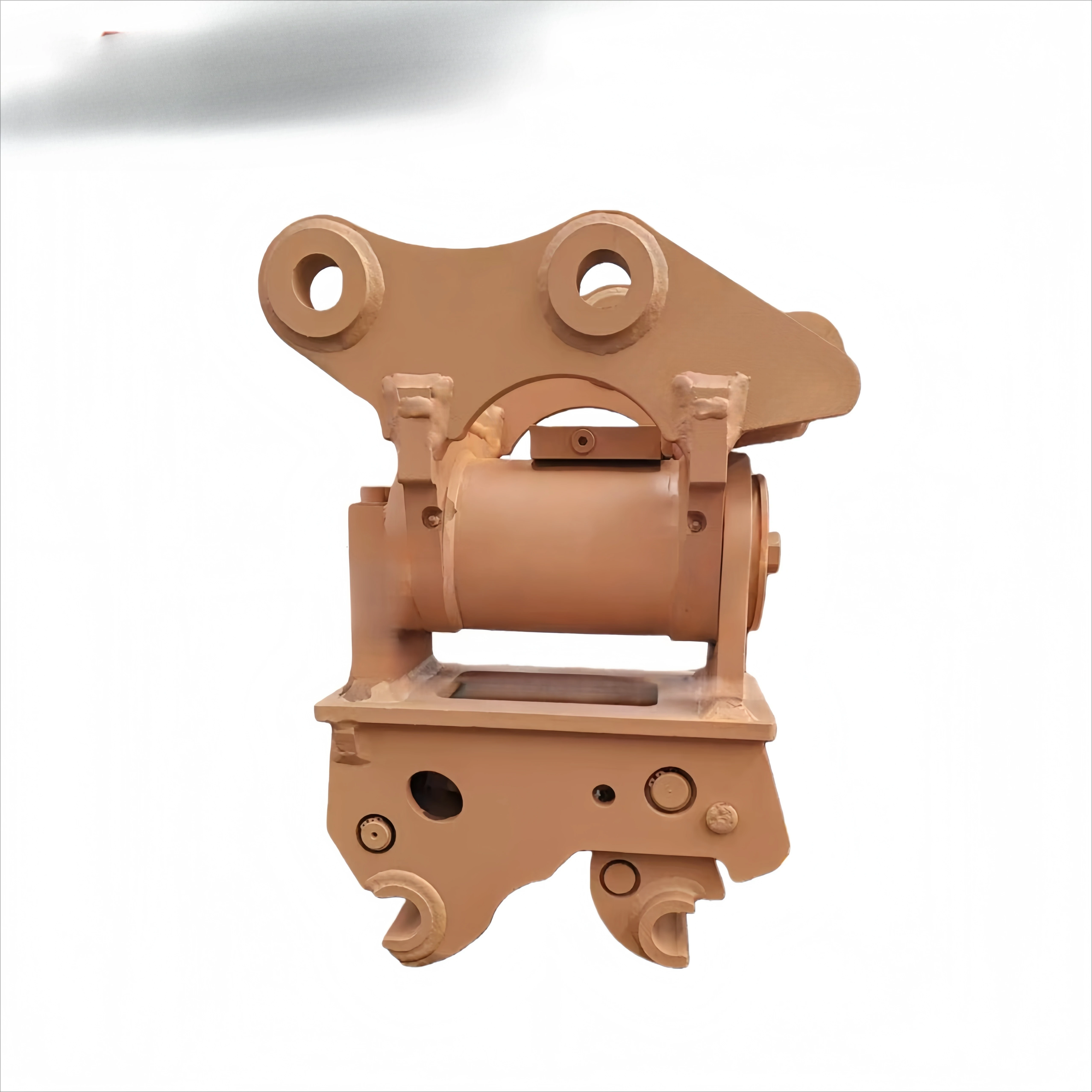 Double-lock hydraulic tilt quick connector for 5-7T excavators