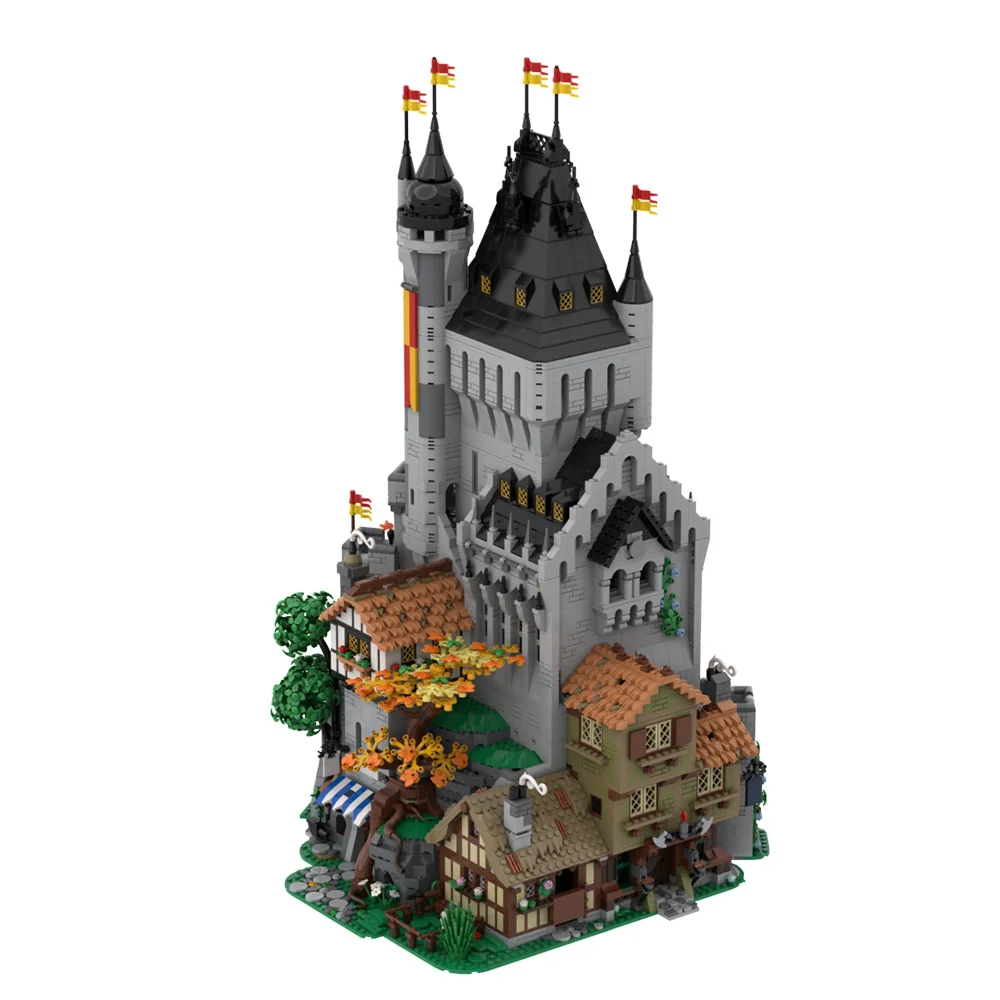 Gobricks Moc Middeleeuws De Hoge Torenstenen Van De Leeuwenridders Model Middeleeuwse Leeuwenridderkasteel Bouwstenen Educatief Speelgoedgeschenk